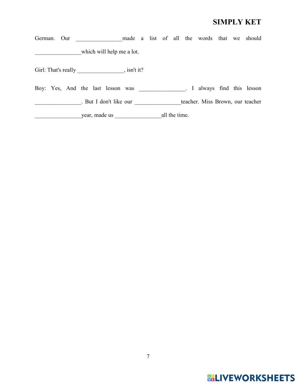 Transcript Ket Simply - Test 1