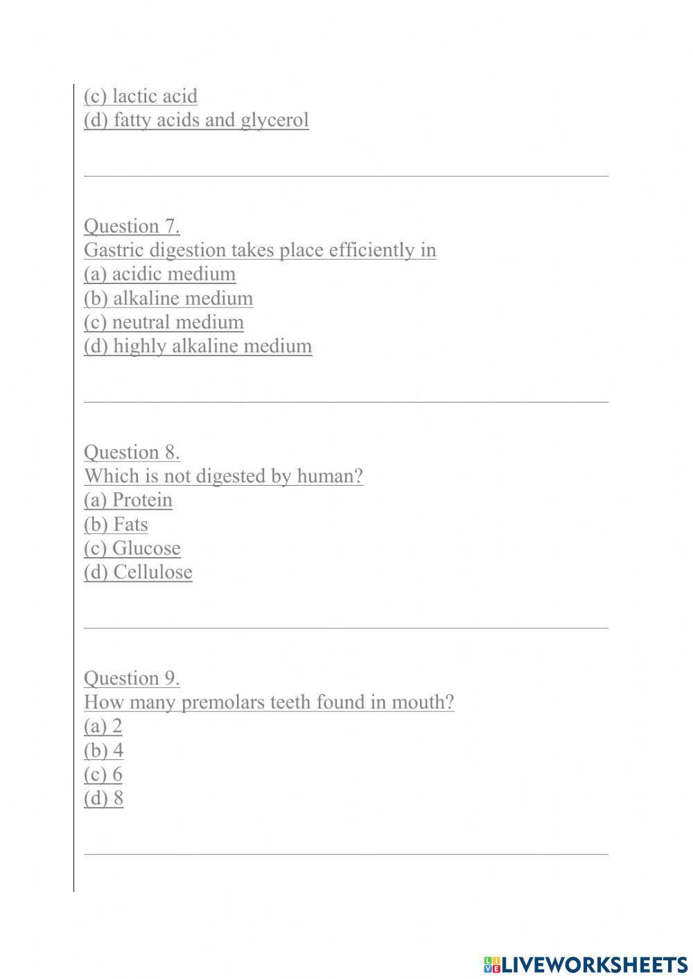 Ch - 2 Nutrition in Animals