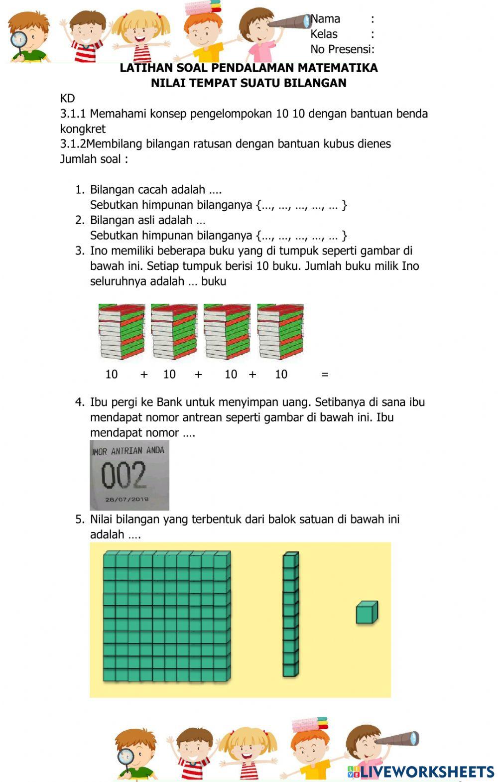 Latihan Pendalaman Matematika