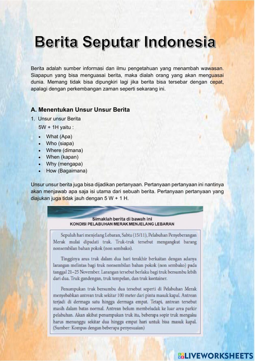 Berita Seputar Indonesia