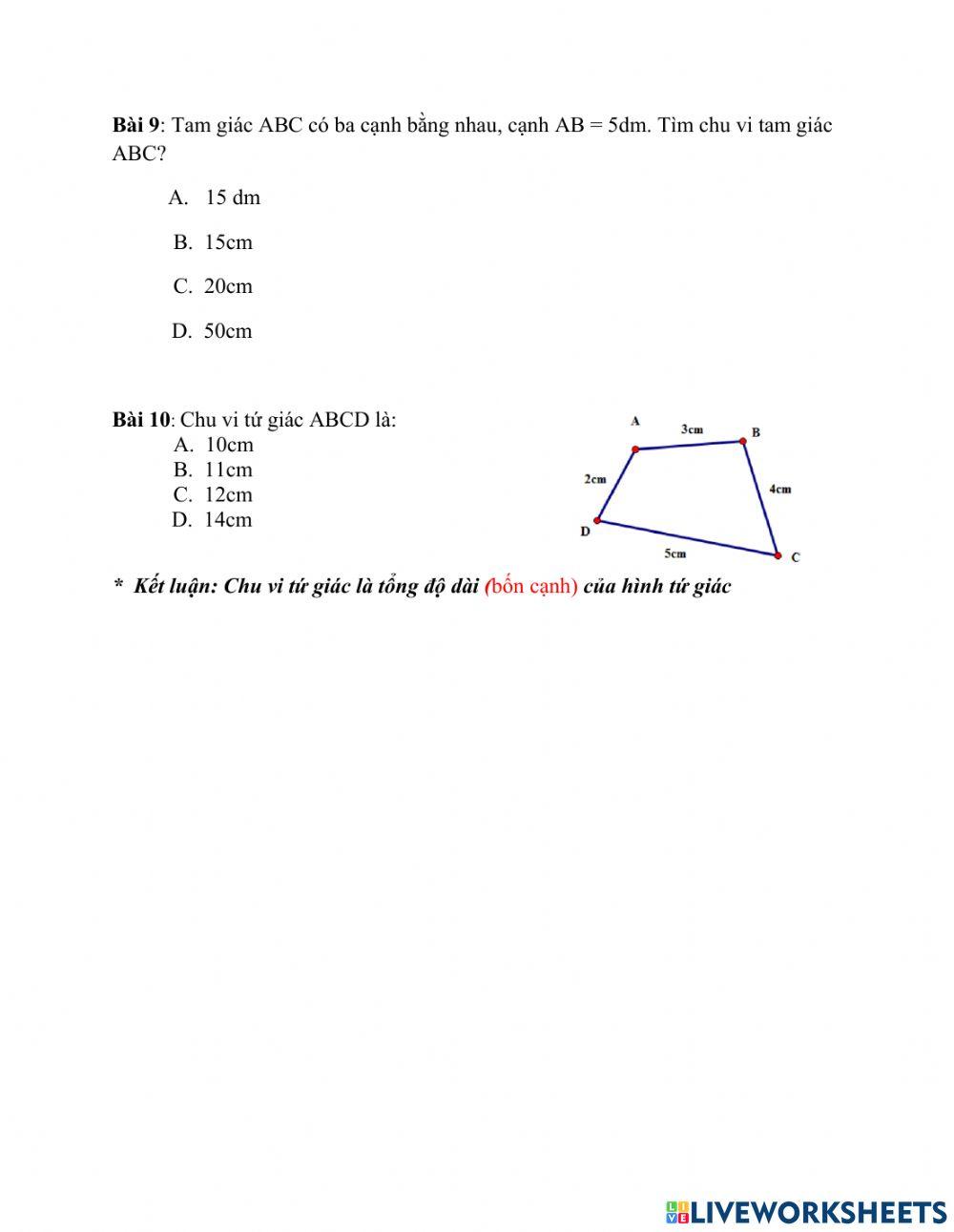 Ôn tập hình học 2