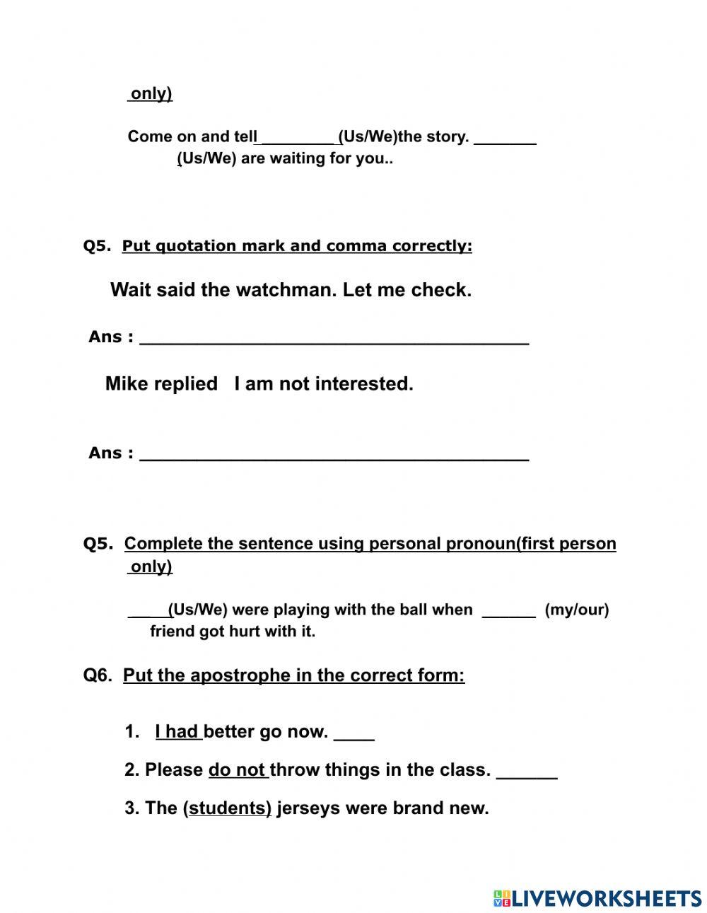Comprehension Passage