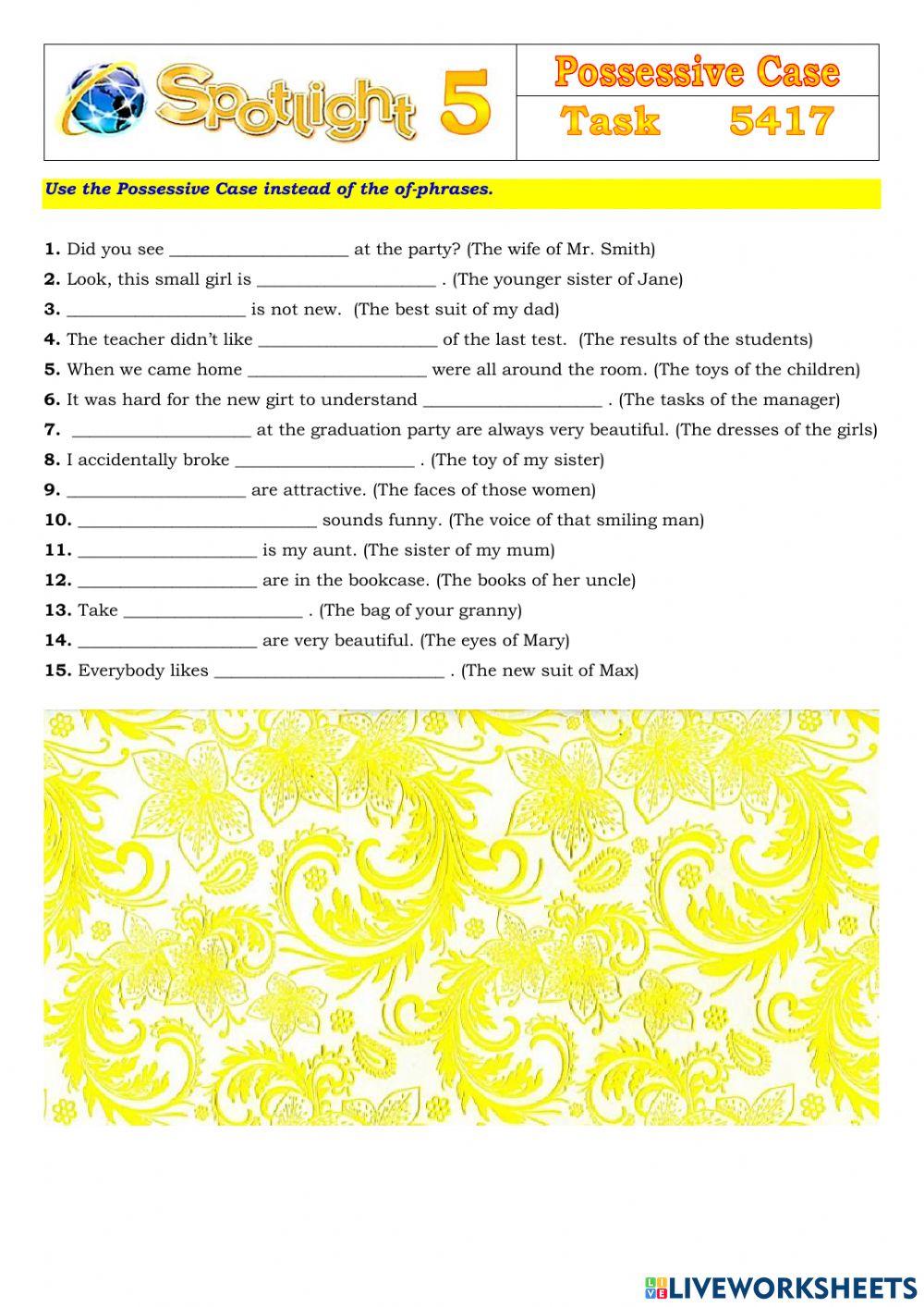 Spotlight 5 Task 5417