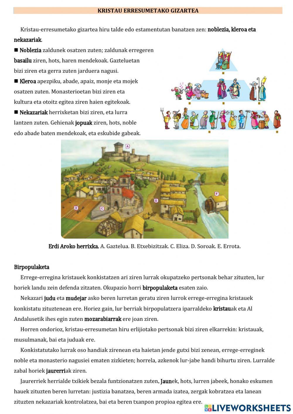 Kristau erresumetako gizartea