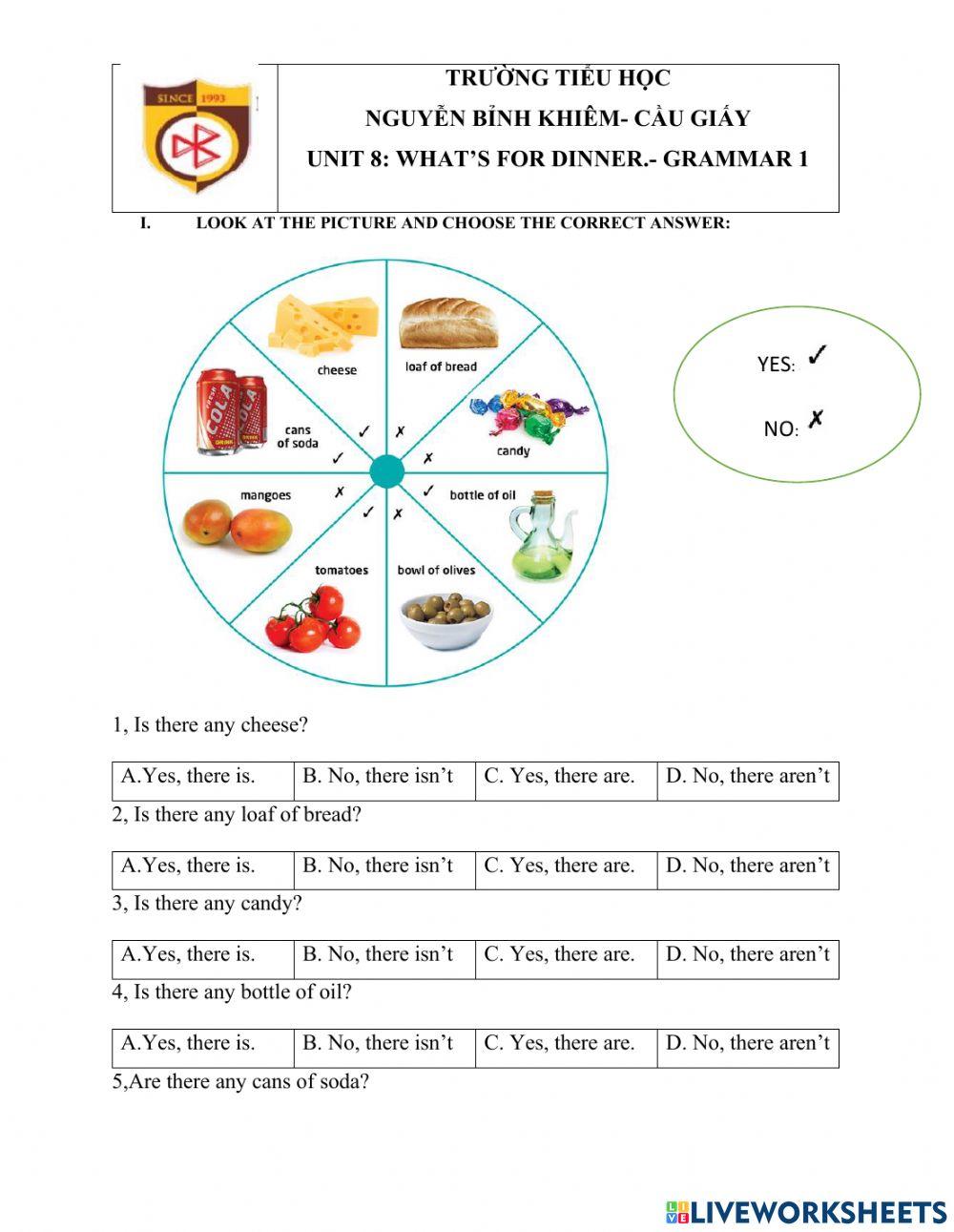EOW3- Unit8- Grammar 1