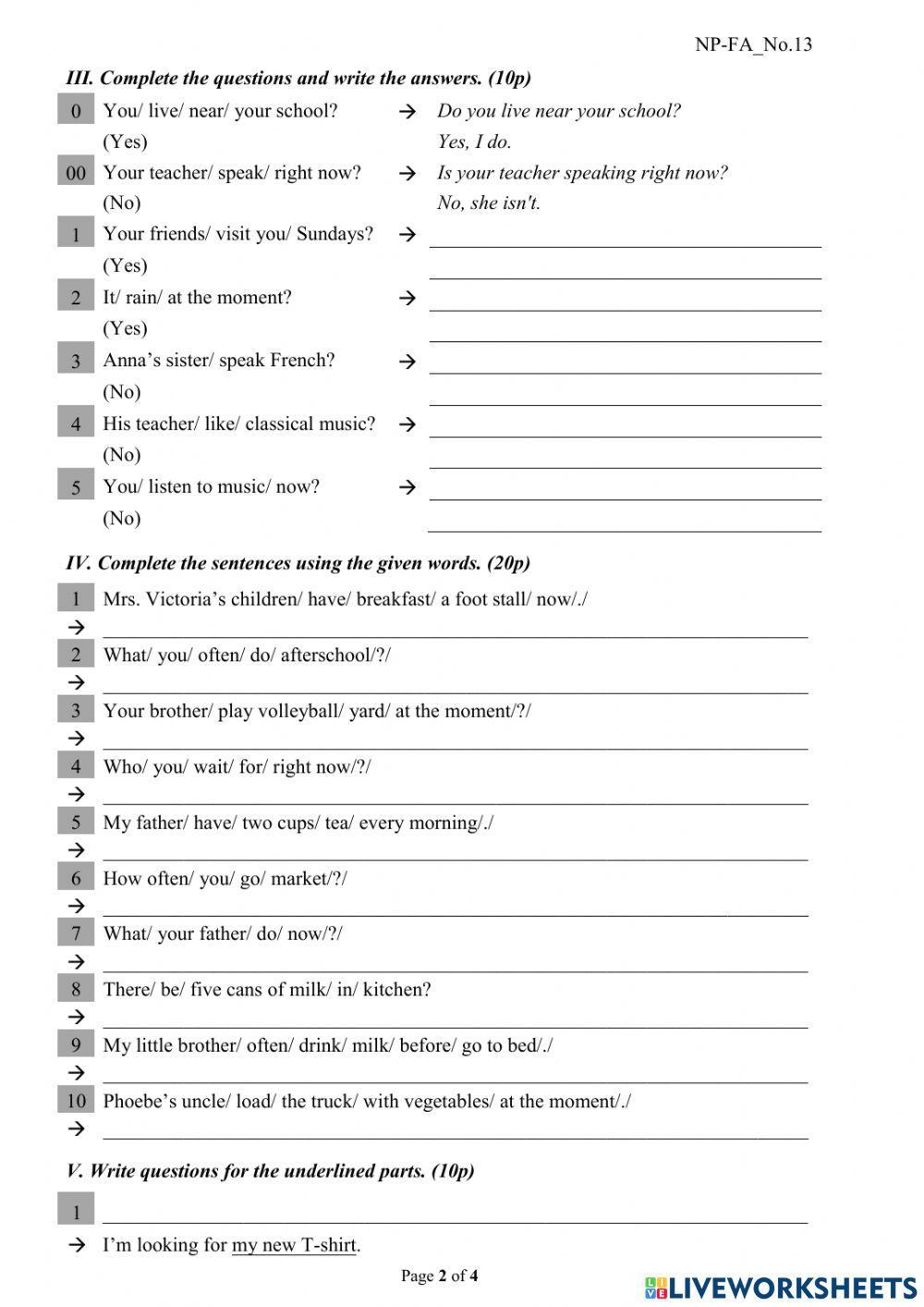 Fa5 - homework 18-07-2021