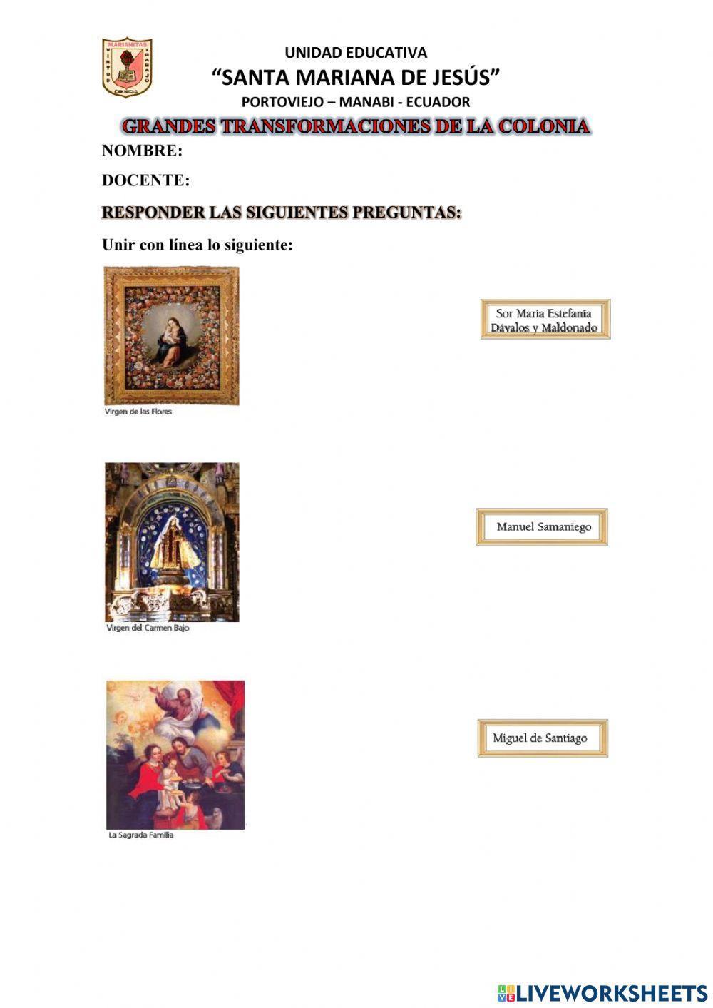 Grandes transformaciones de la colonia tardía.