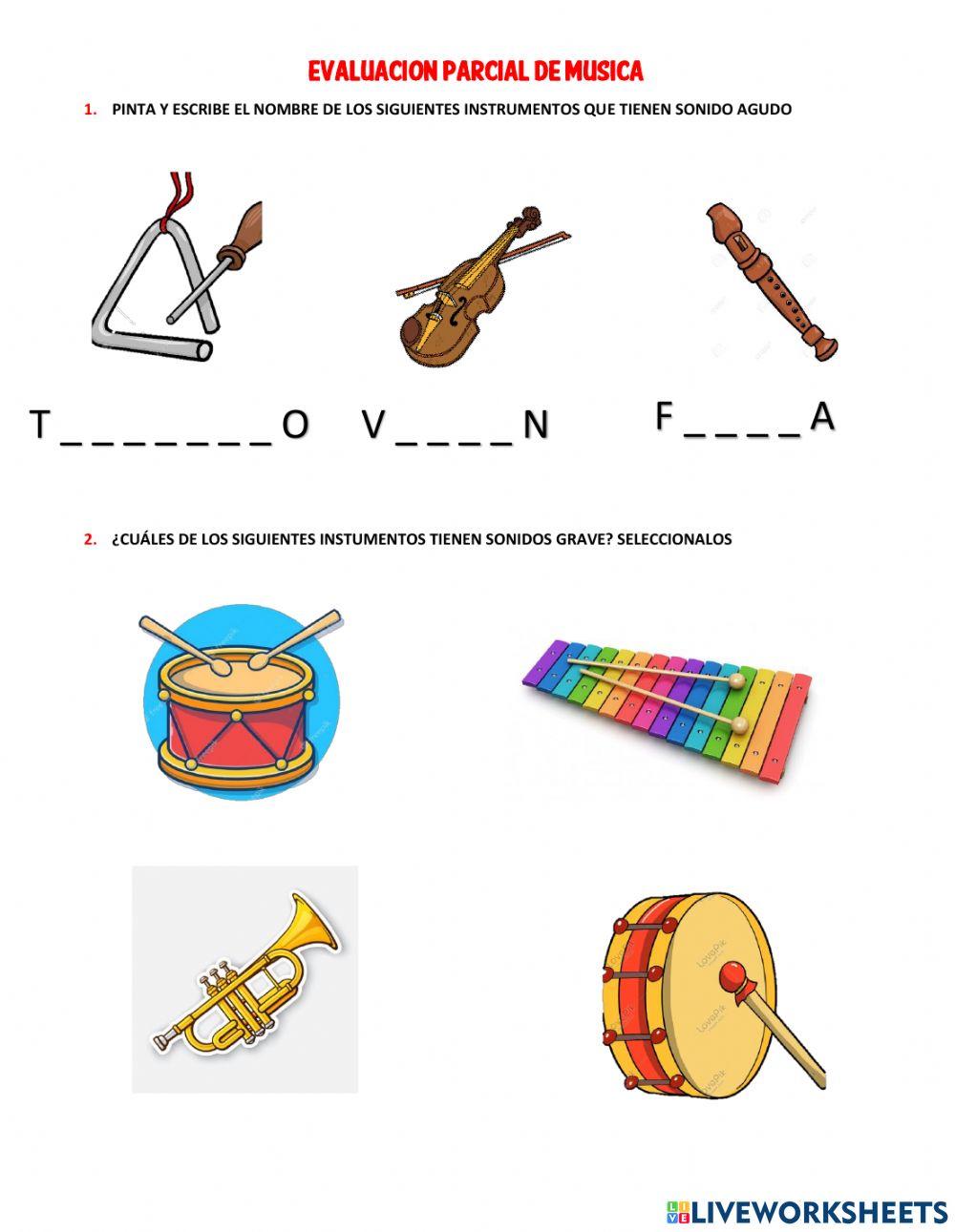 Sonidos graves y agudos