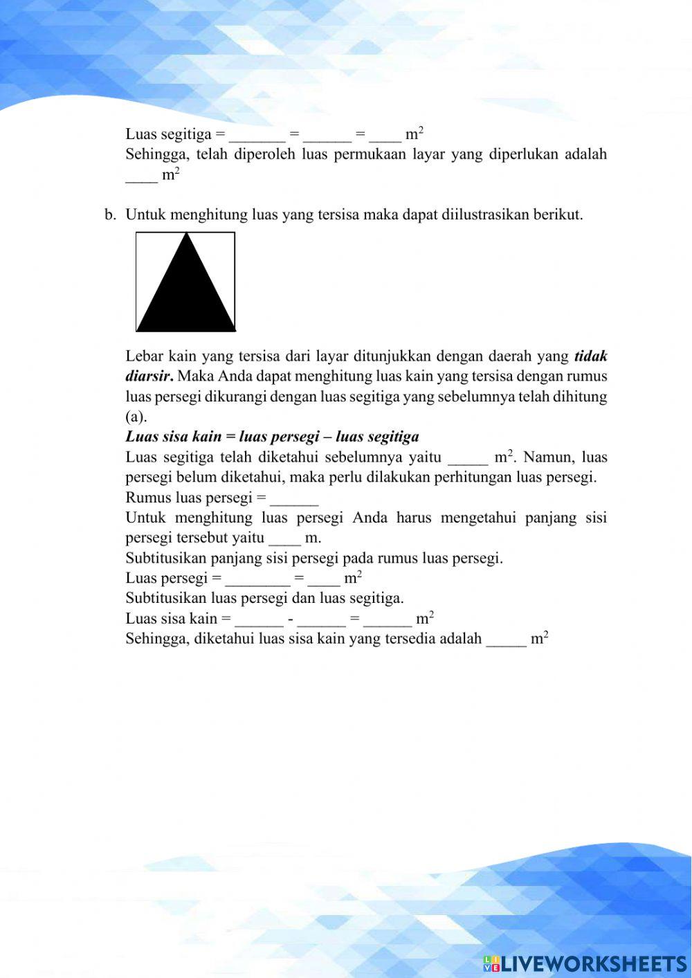 Segiempat dan segitiga