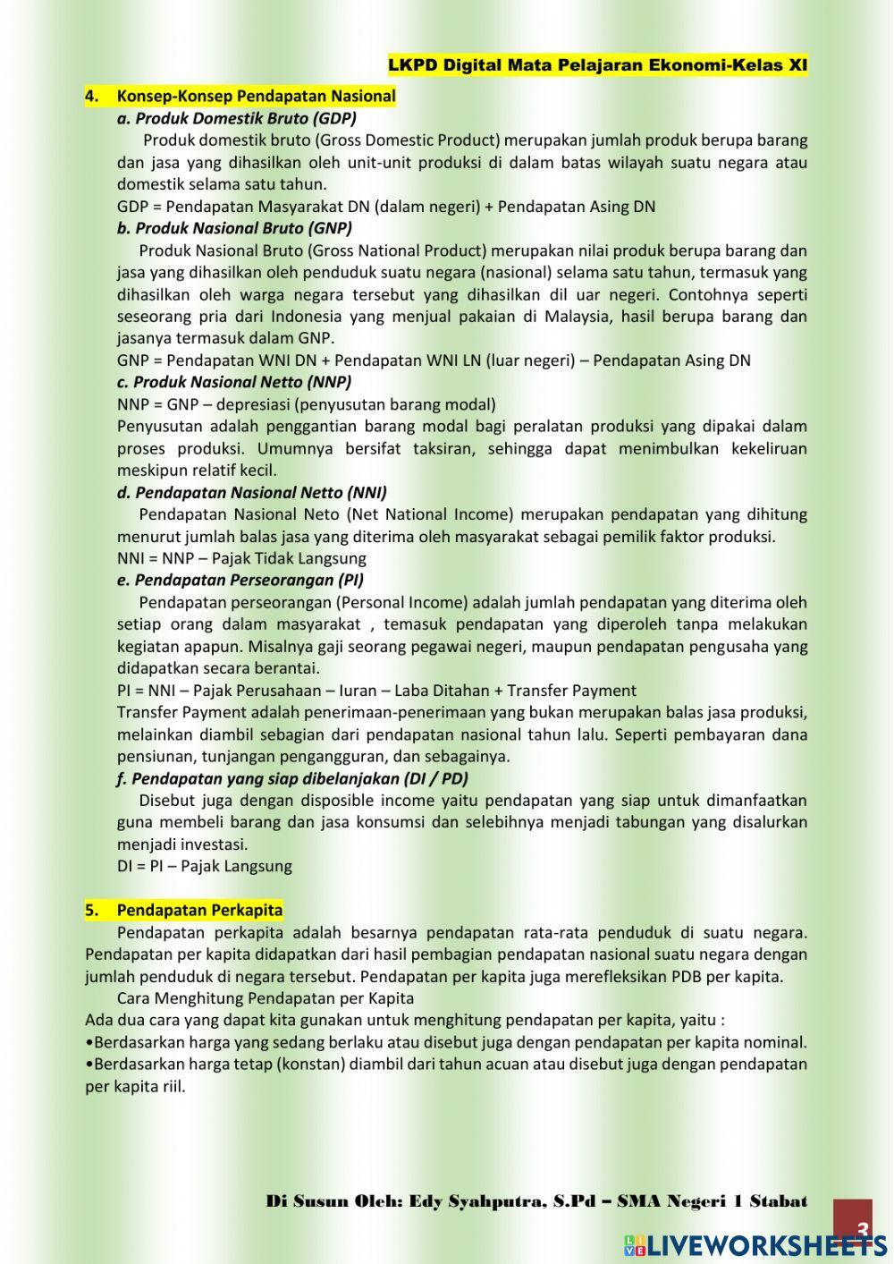 Lkpd ekonomi-pendapatan nasional