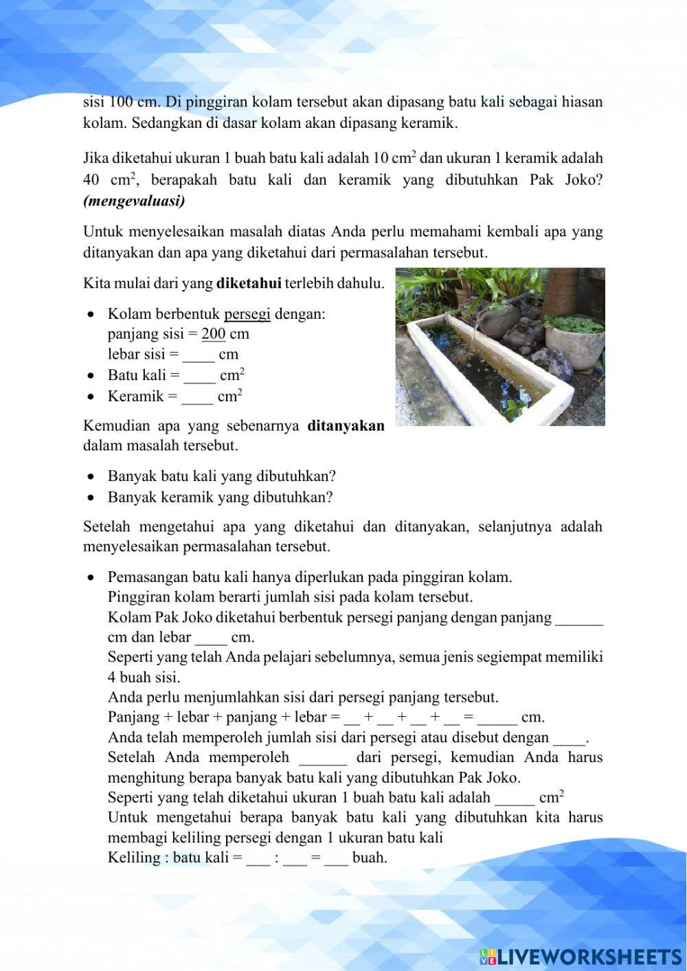 Segiempat dan segitiga