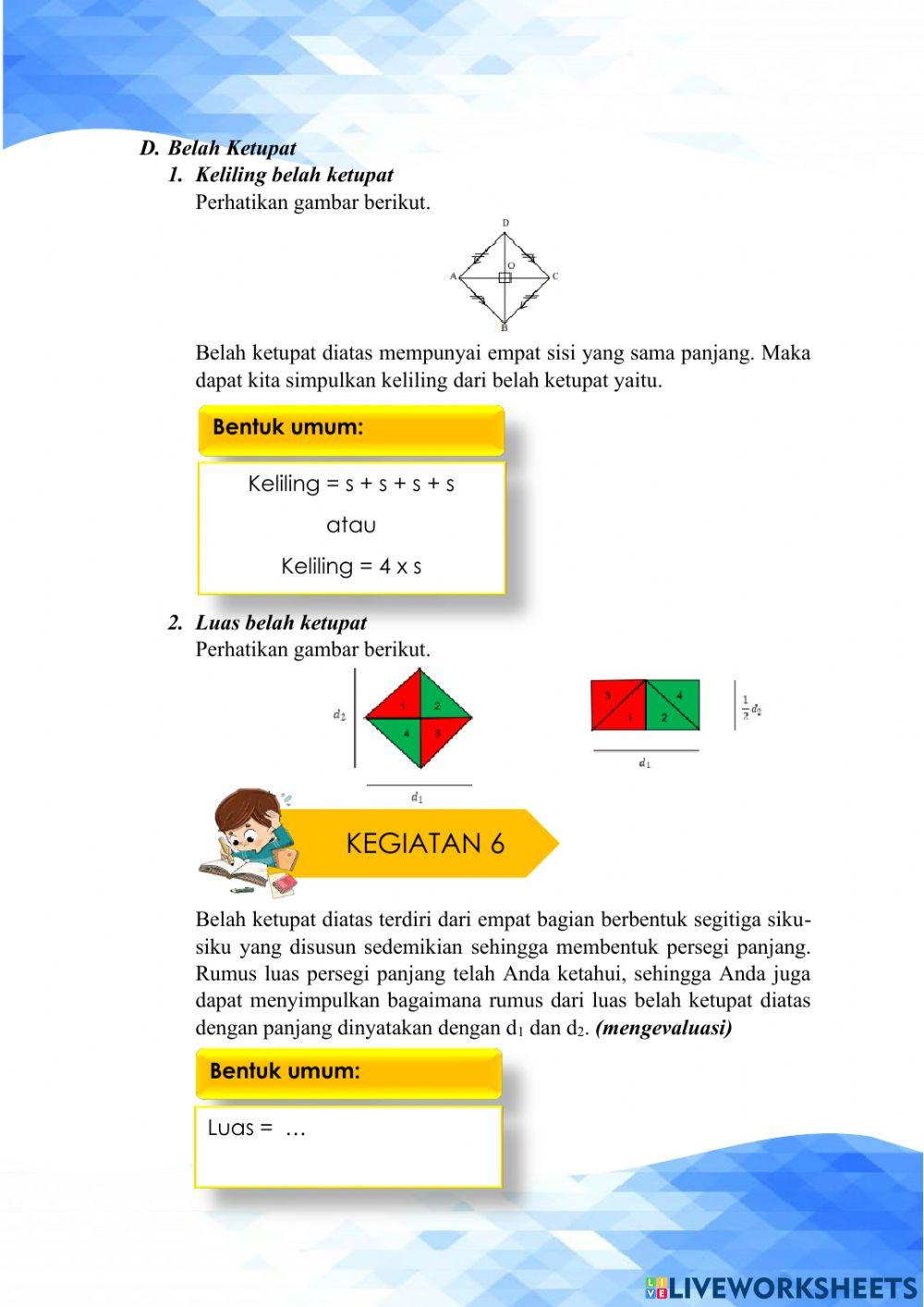 Segiempat dan segitiga