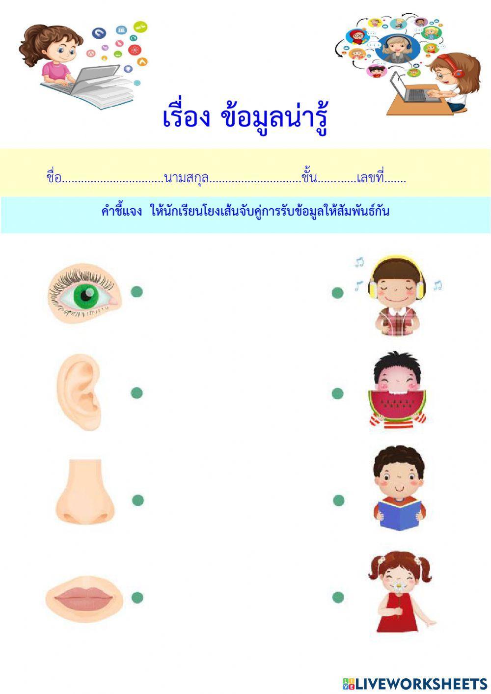 ข้อมูลน่ารู้ ป.1