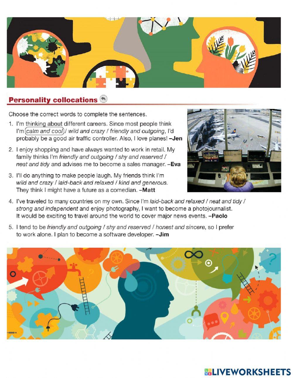 Personality Collocations