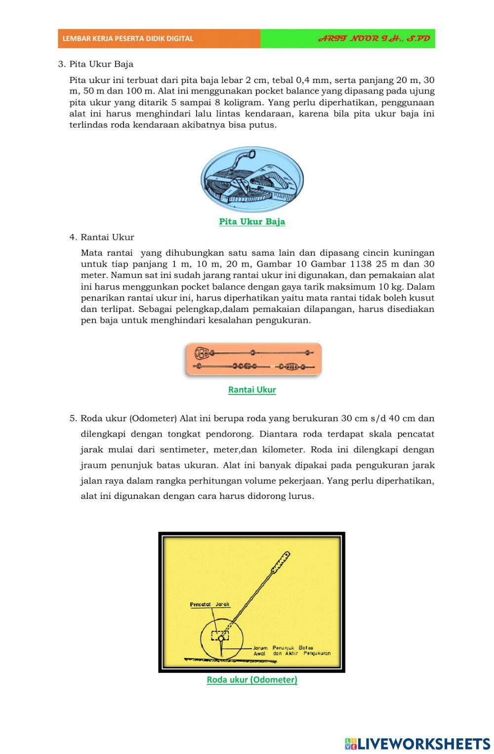Lkpd teknik pengukuran tanah