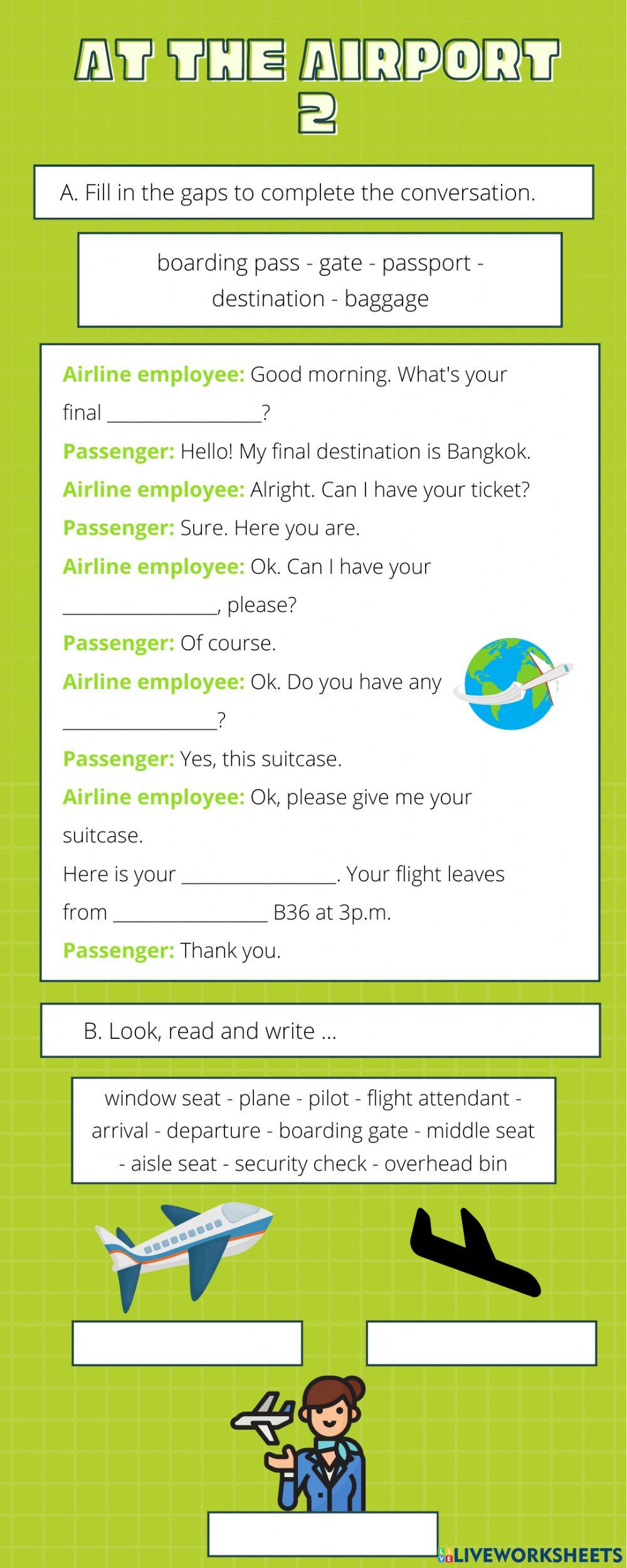 Airport conversation 2