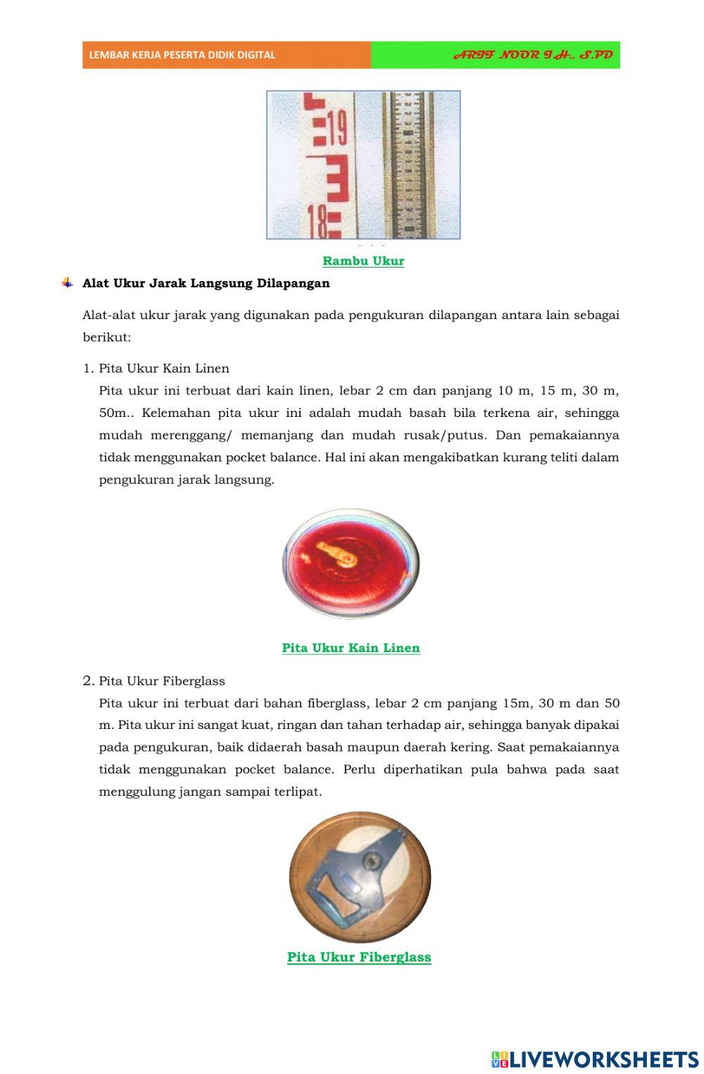 Lkpd teknik pengukuran tanah