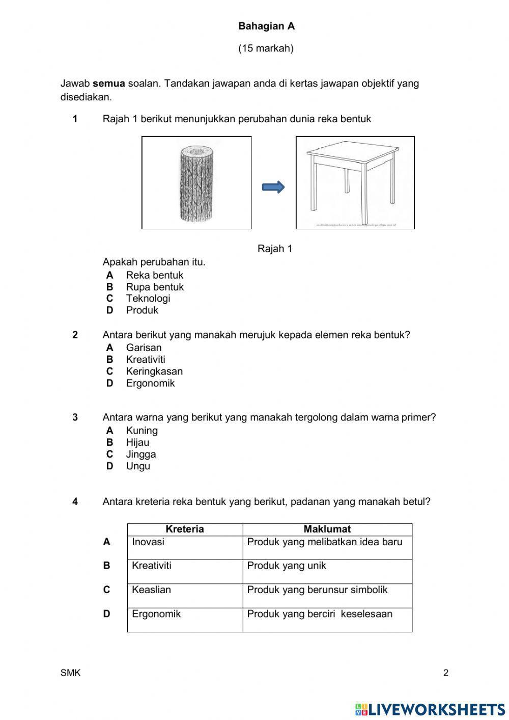 Peperiksaan pertengahan tahun 2021