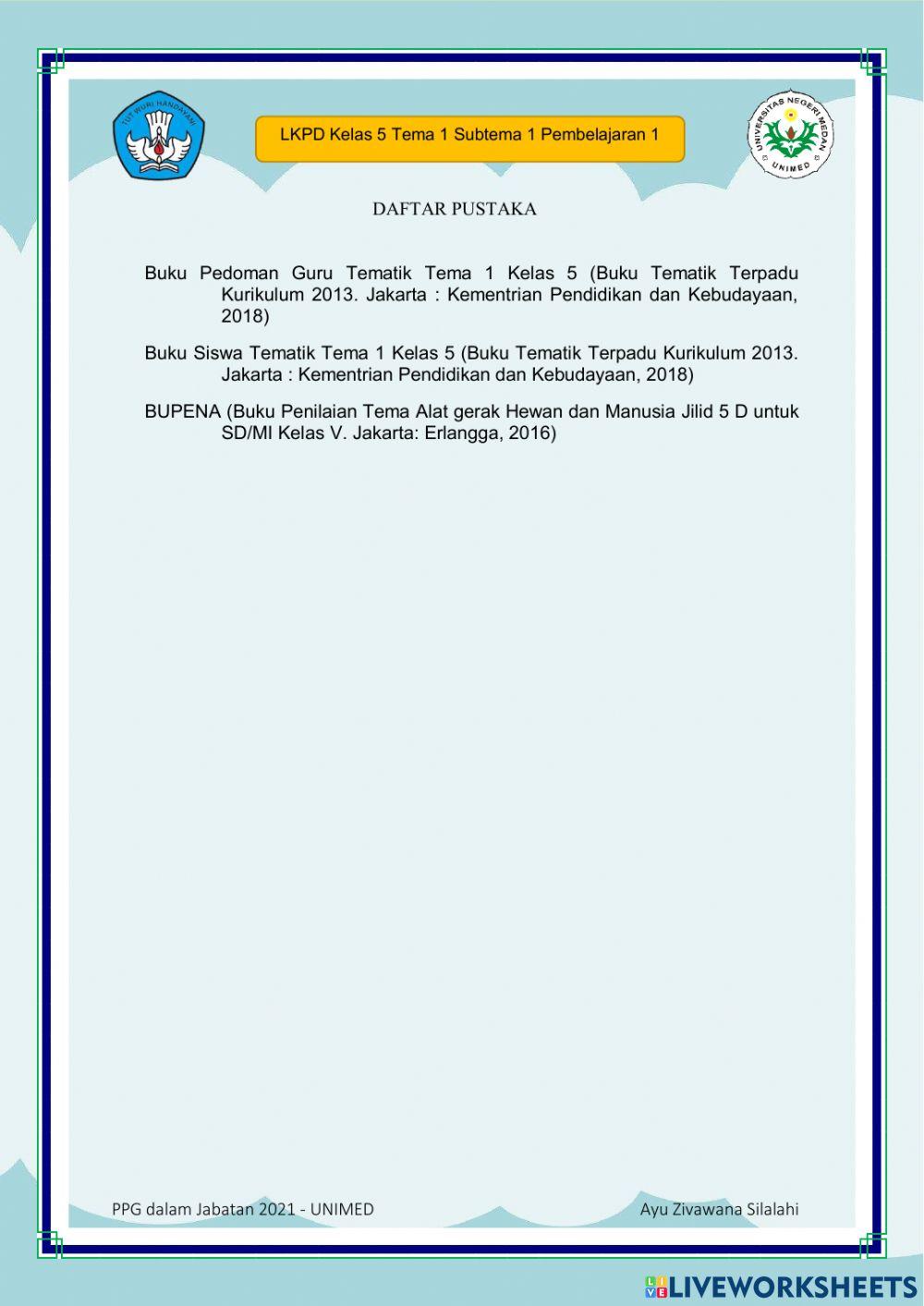 LKPD Kelas 5 (Individu)