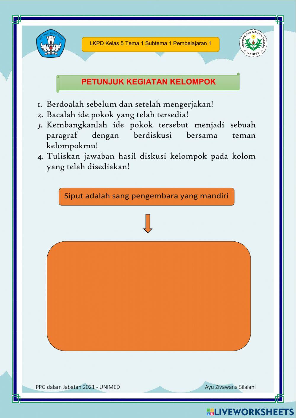 LKPD Kelas 5 (Kelompok)