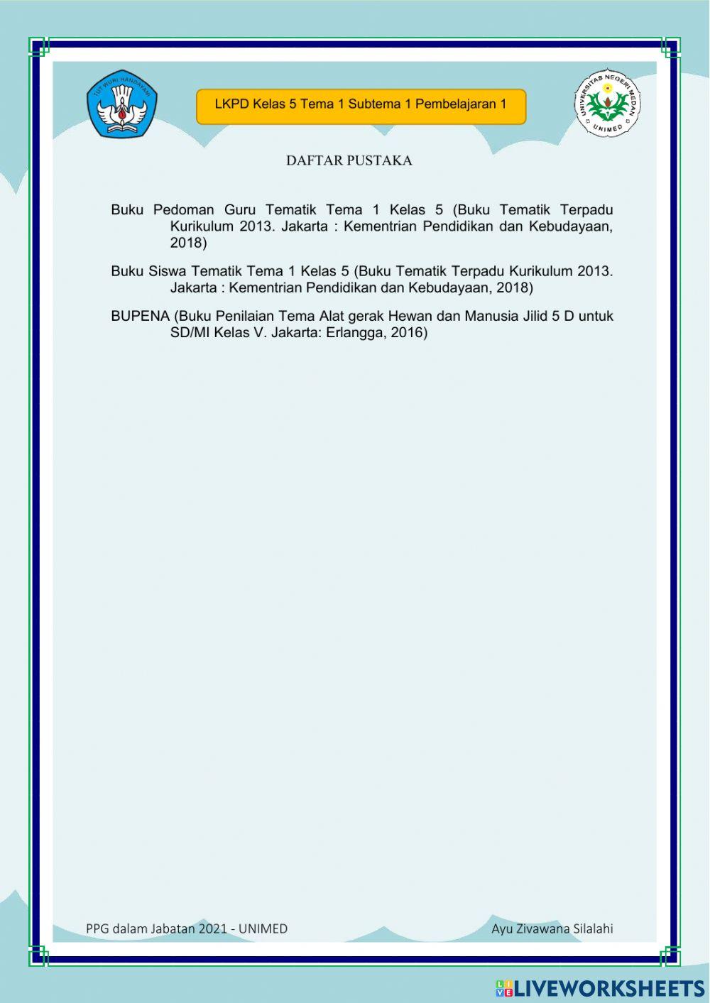 LKPD Kelas 5 (Kelompok)