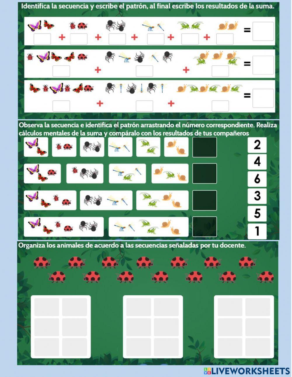Sumas reiteradas de números