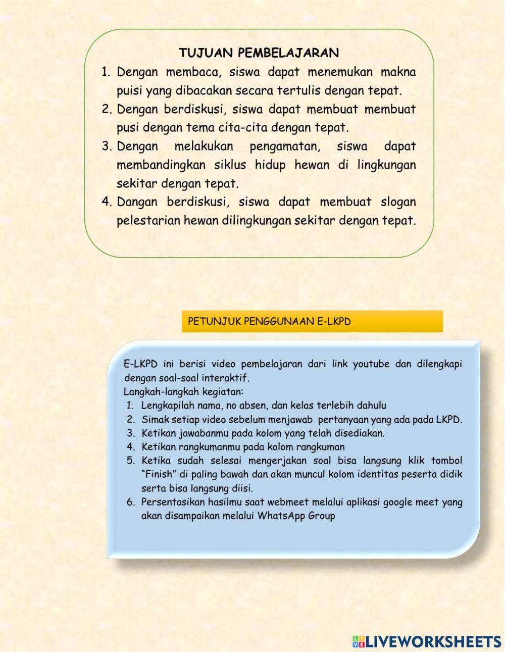 Kelas 4 tema 6 st 2 pb 1