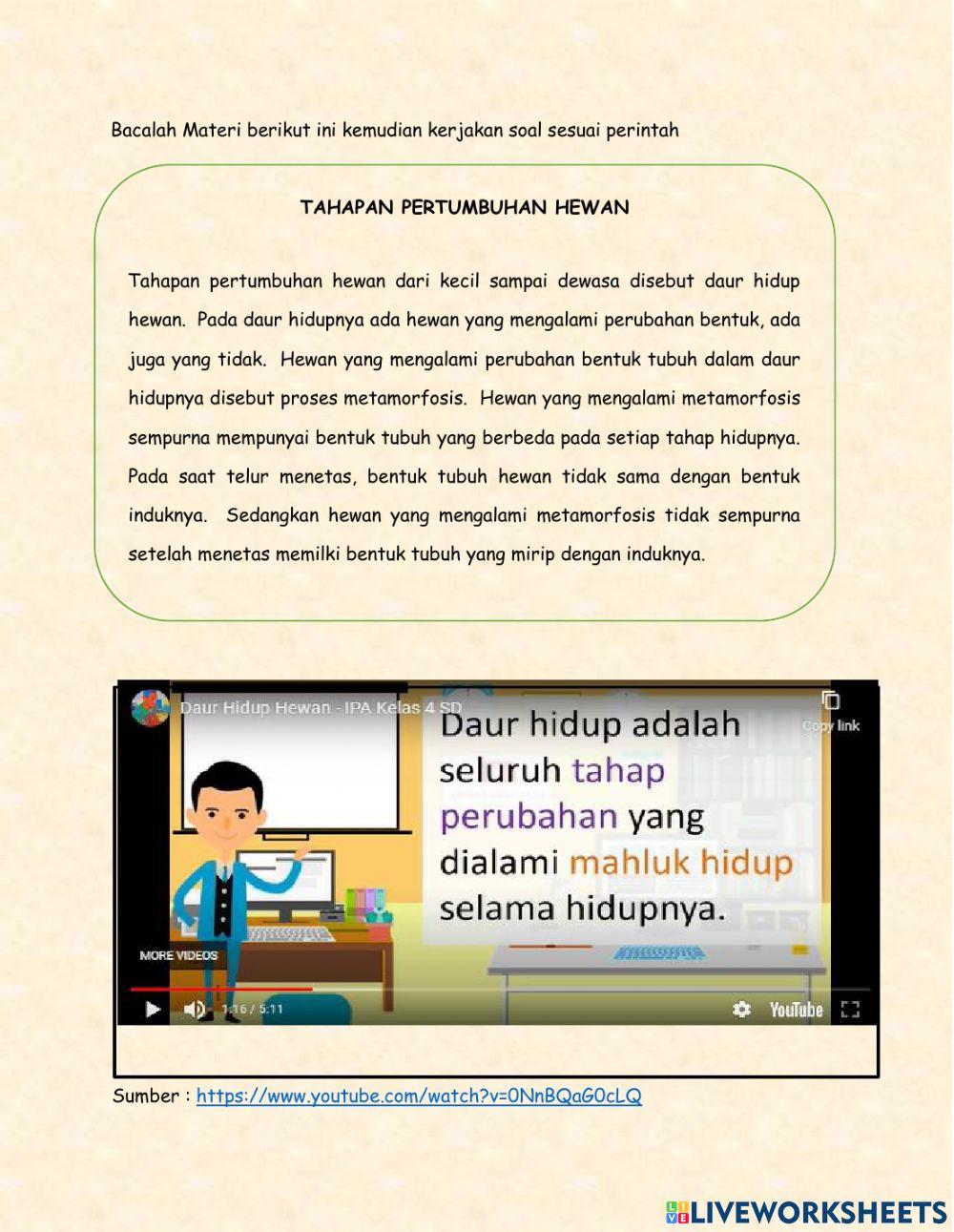 Kelas 4 tema 6 st 2 pb 1