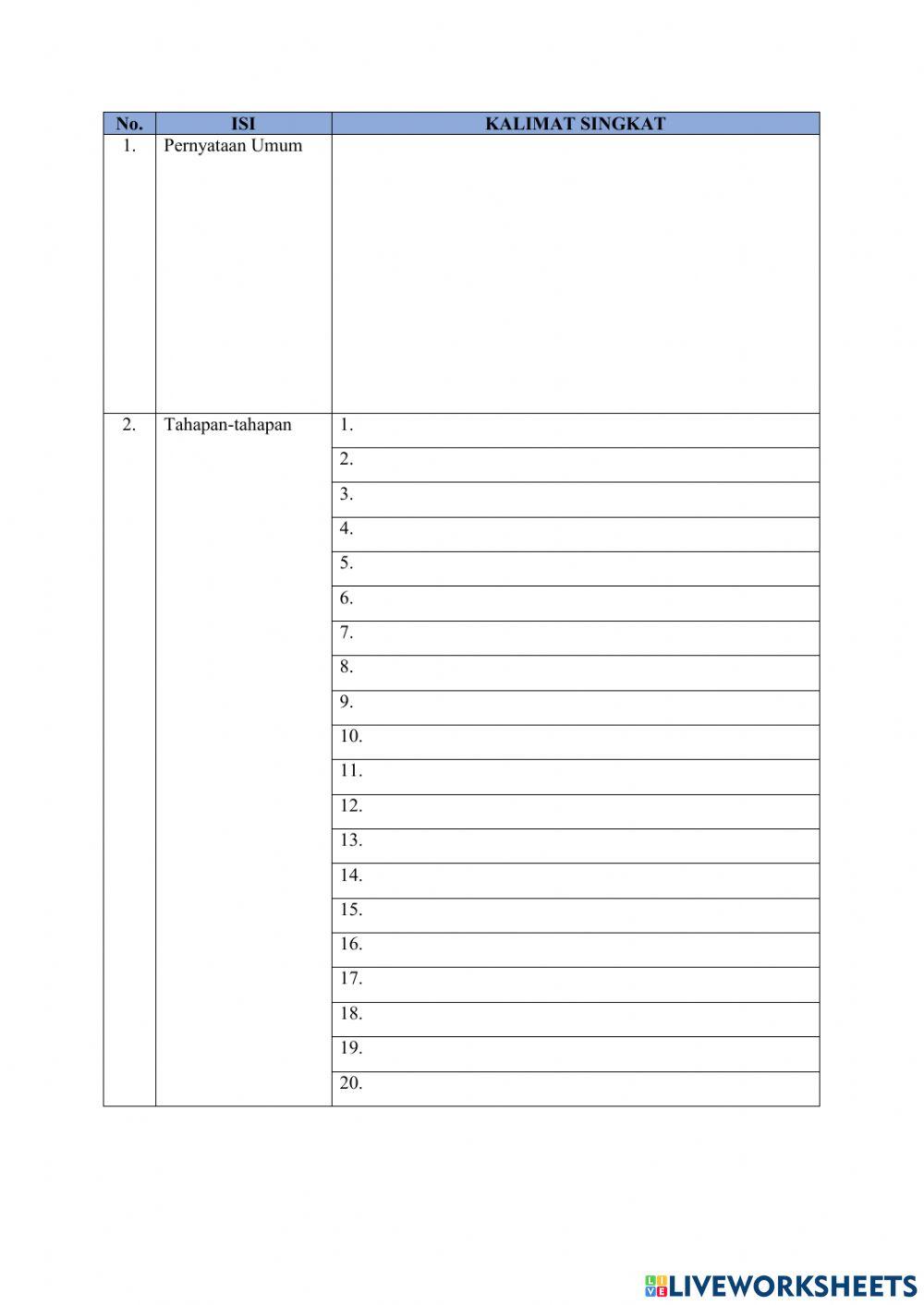 LKPD 3.1 Teks Prosedur Kelas XI Ganjil