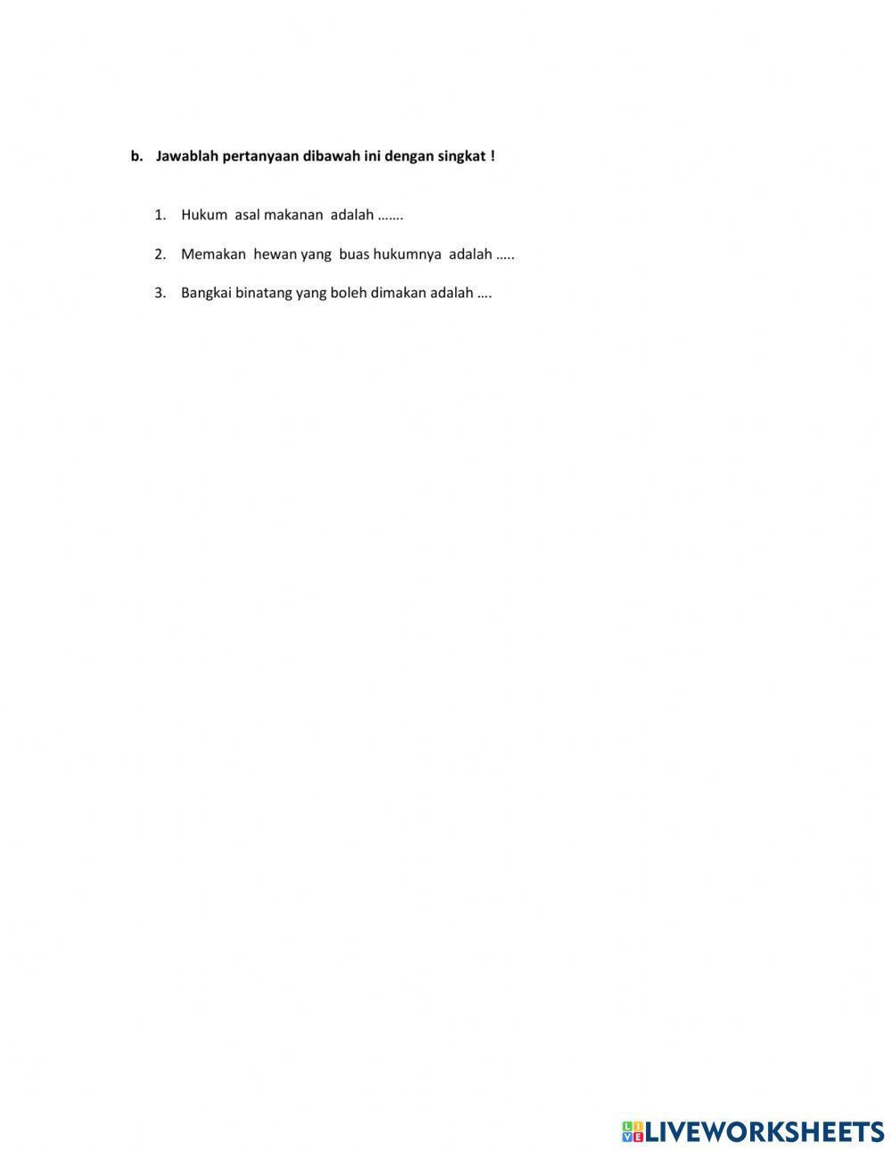 Makanan dan Minuman Halal dan Haram