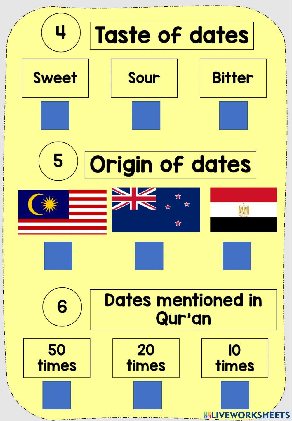 6 facts about dates