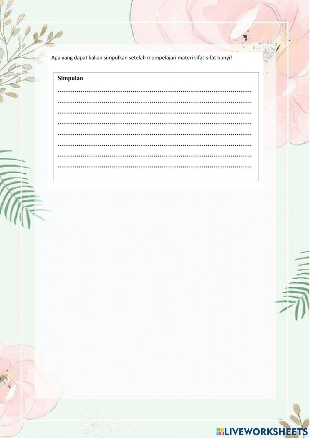 LKPD 2 IPA Tema 1 Subtema 1 Pembelajaran 1 Kelas 4