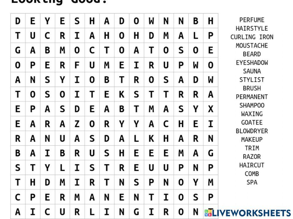 Get to know about makeup word search