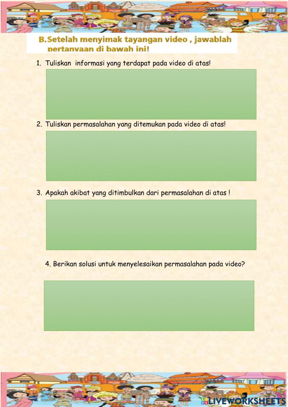 Kelas 4 tema 1 subtema 1 pembelajaran 4