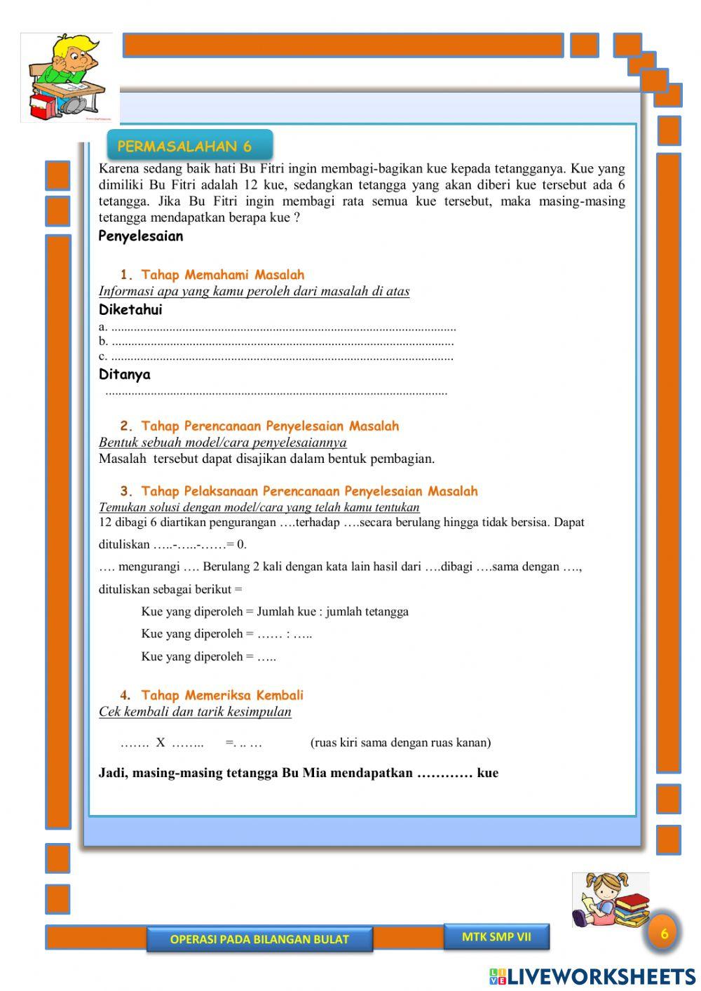 Perkalian dan Pembagian