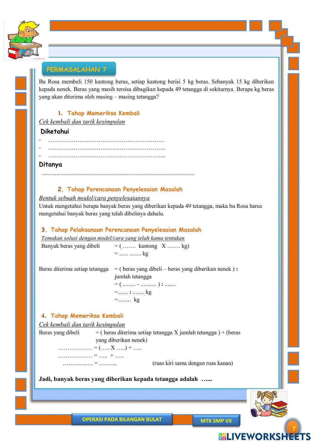 Perkalian dan Pembagian