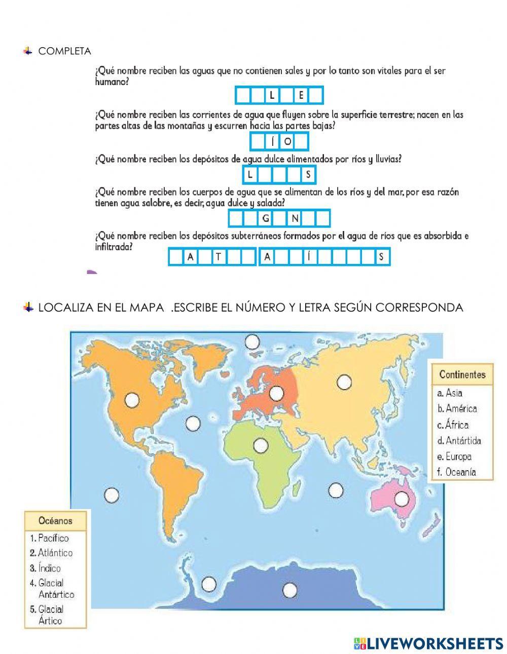 El agua en la tierra