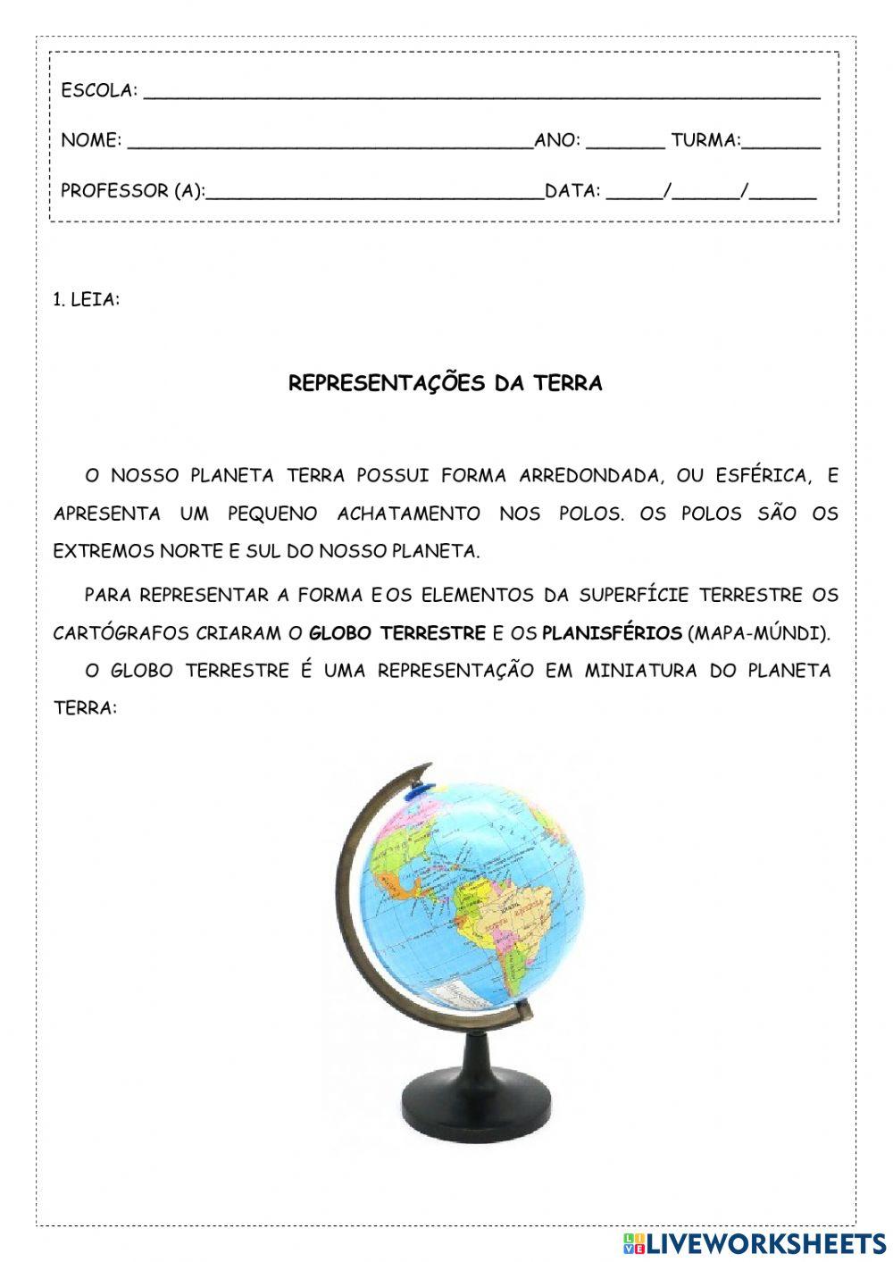 Atividade de Geografia