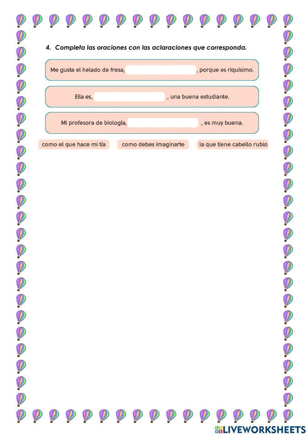 Uso de la coma en frases explicativas