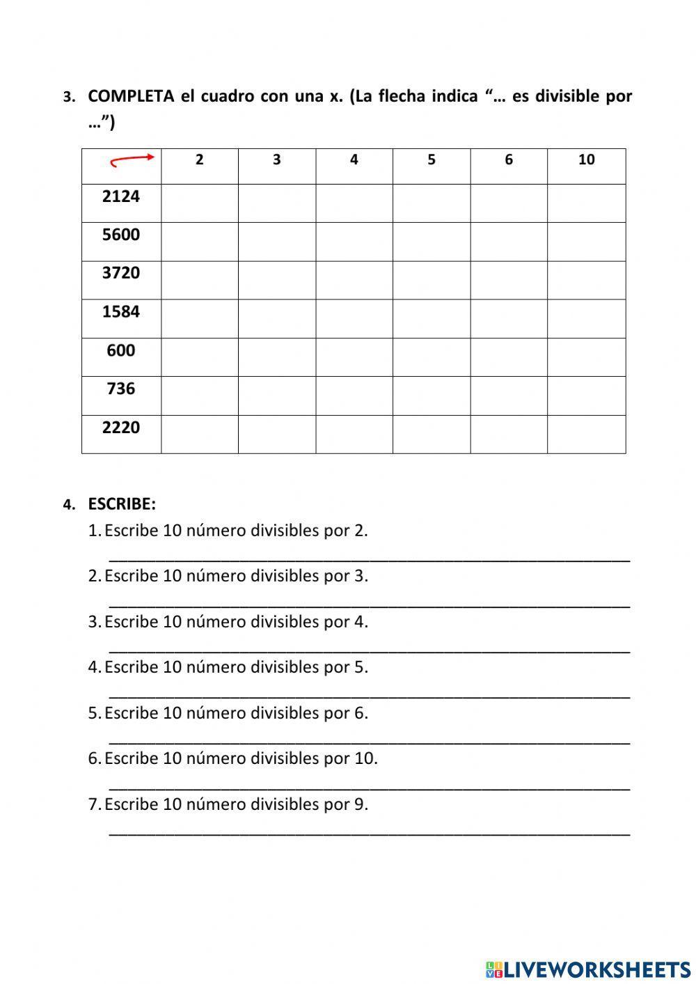 Criterio de divisibilidad