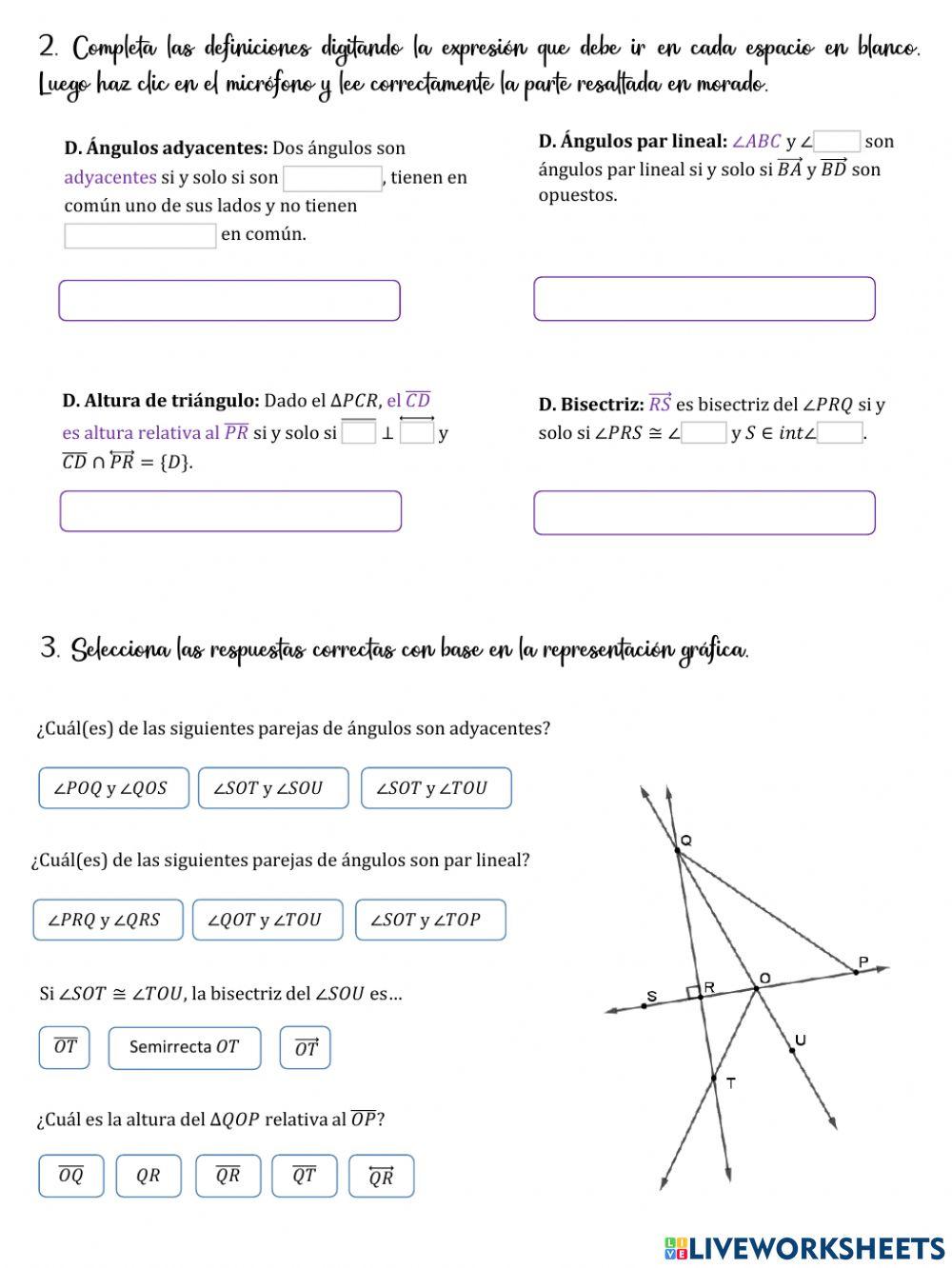Repaso - Elementos de Geometría