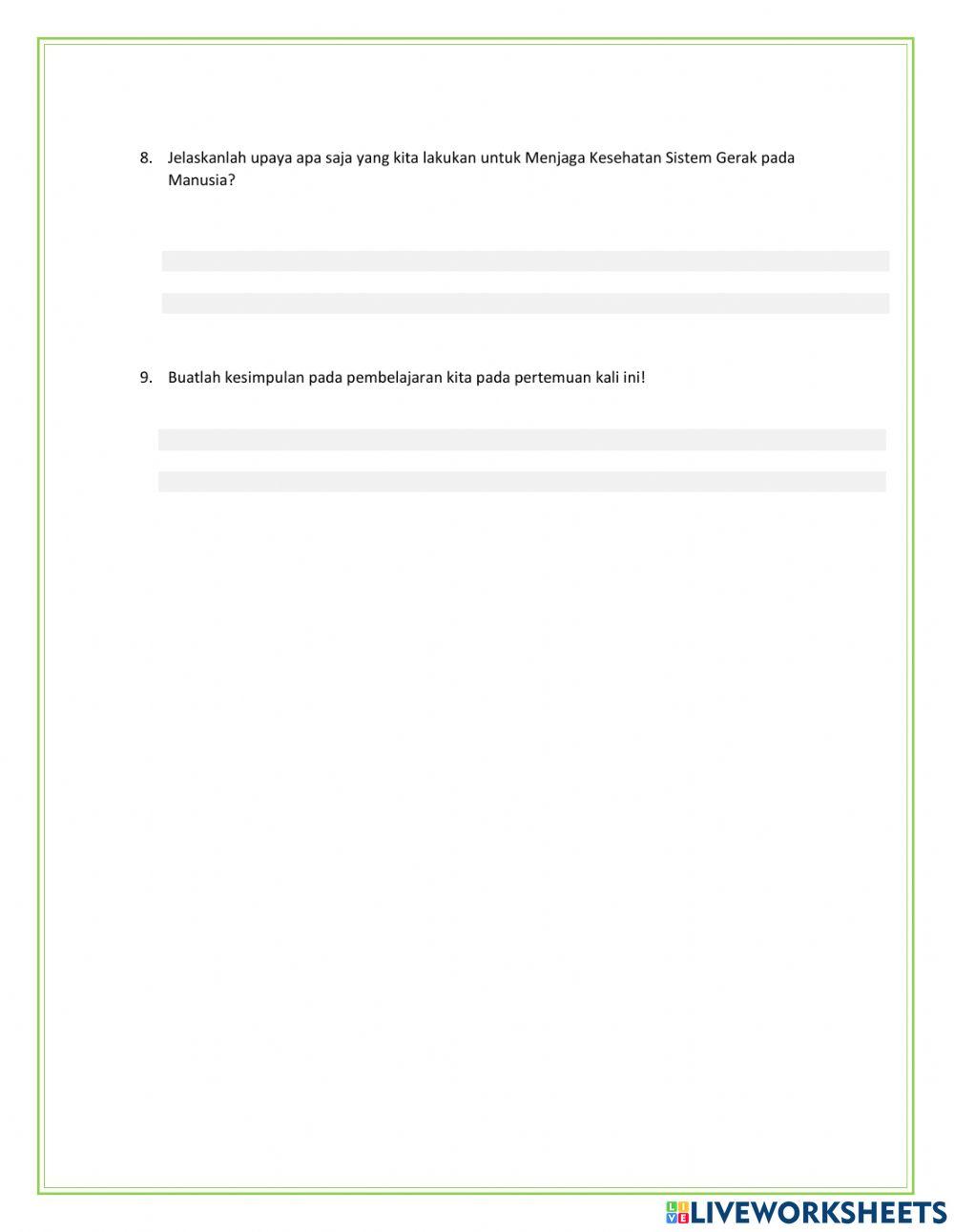 Otot dan gangguan gerak kelas 8