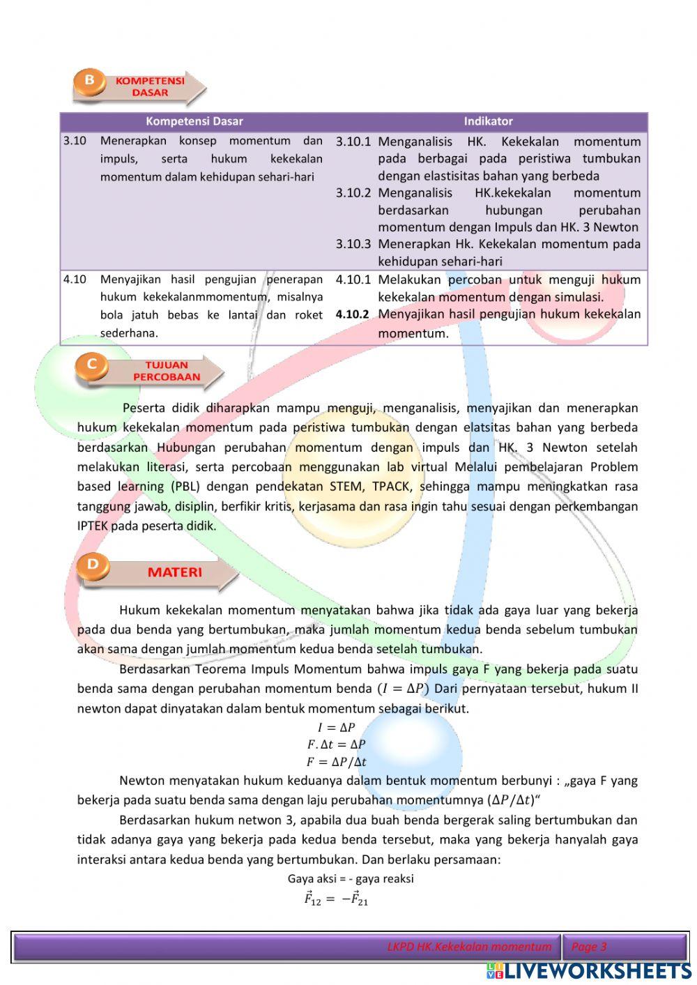 HK. Kekekalan Momentum 2