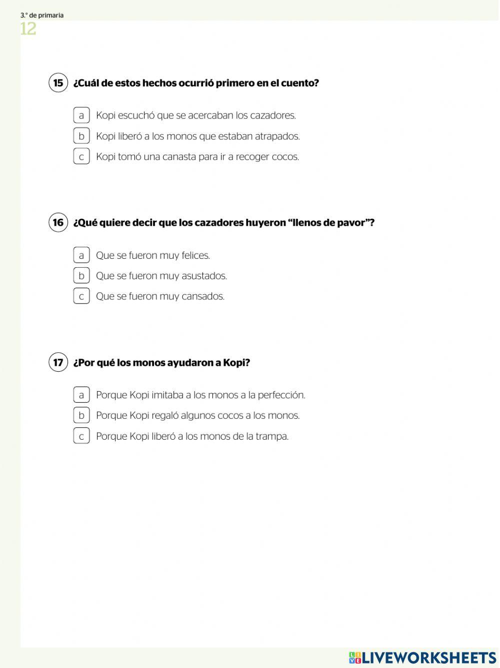 Prueba de diagnostico 3° parte 2