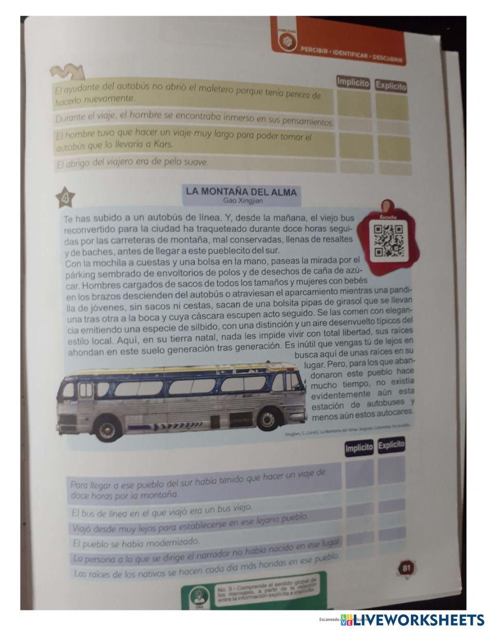 Comprensión lectora 