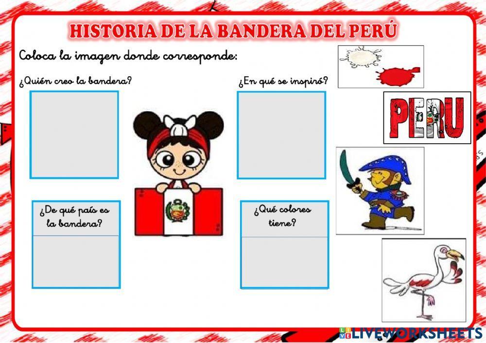 Historia de la bandera del perú