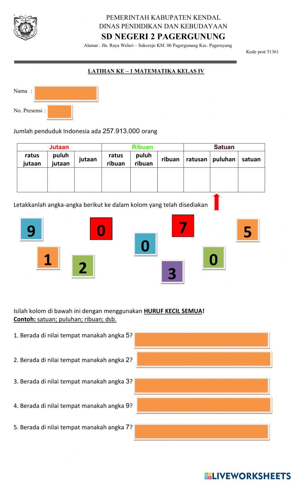 Bilangan Cacah Besar
