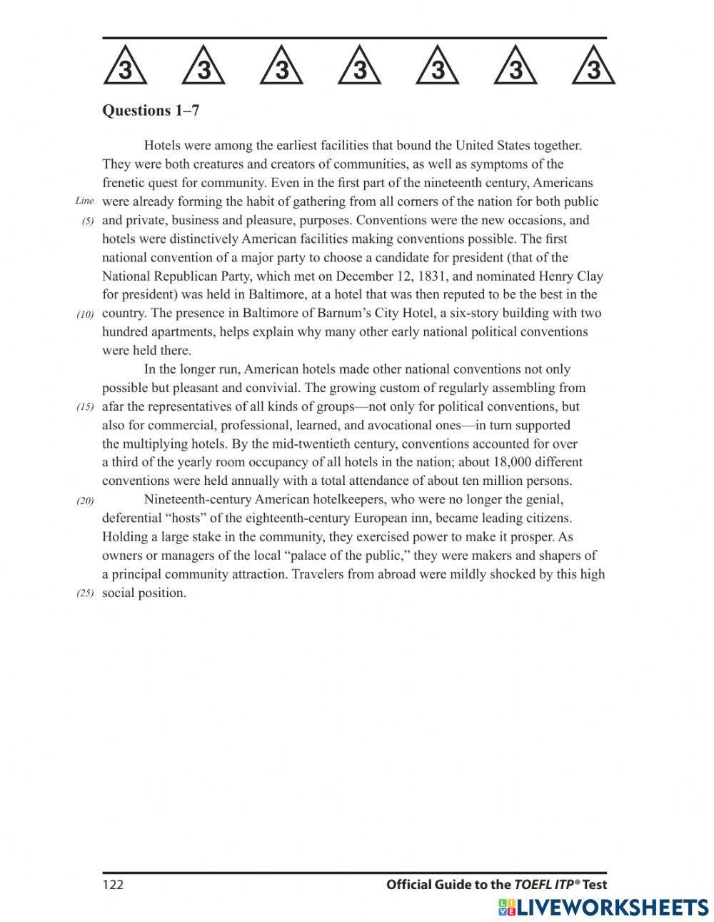 Toefl itp Reading Q1-7