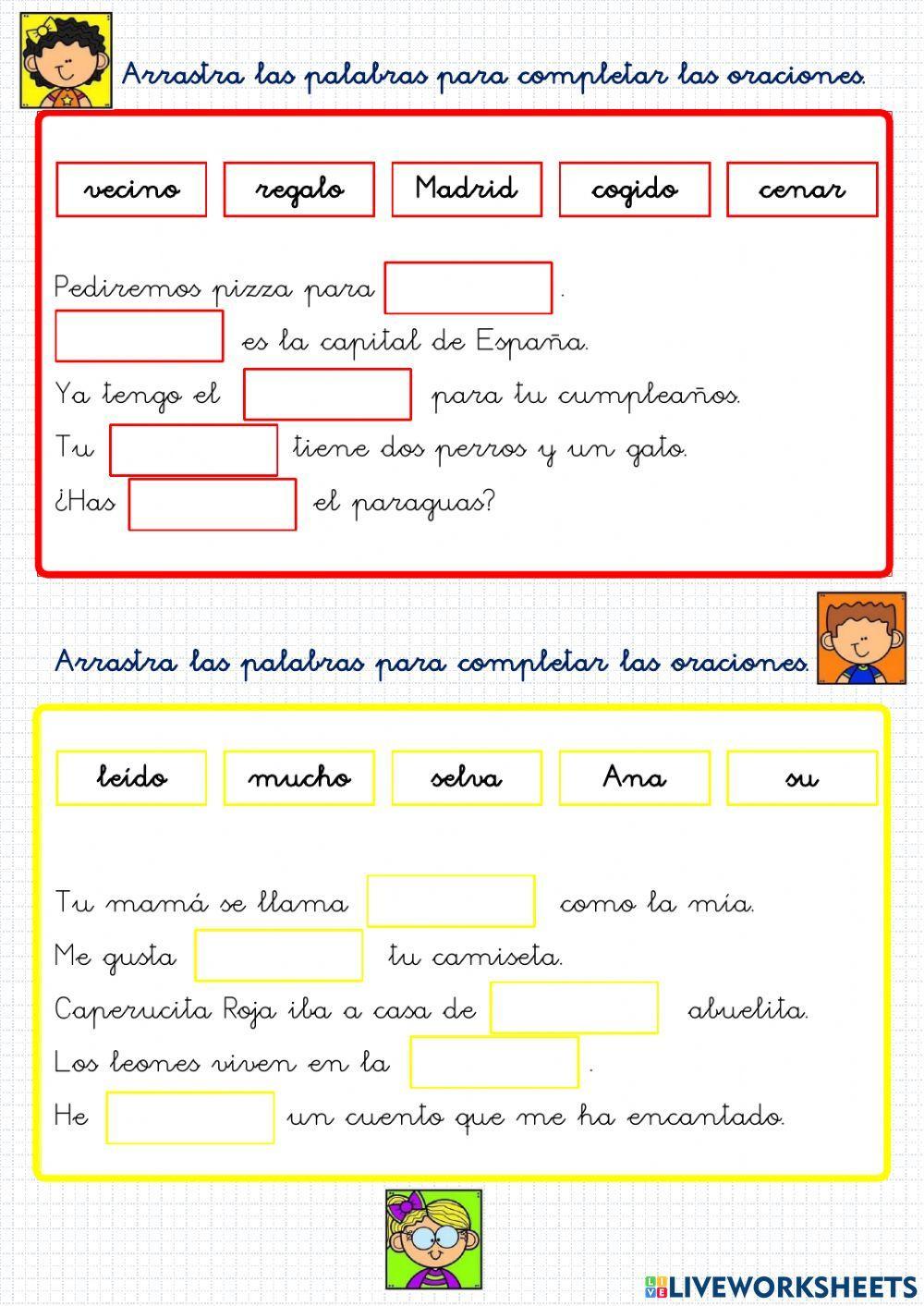 C.LECT. 2º Palabras desaparecidas