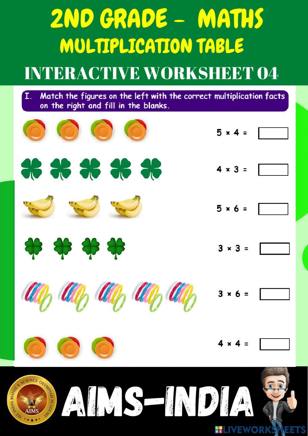 2nd-maths-ps04- multiplication table - ch 06